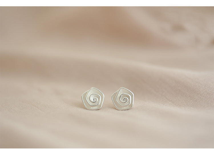 Florencia Spiral Flower Earrings