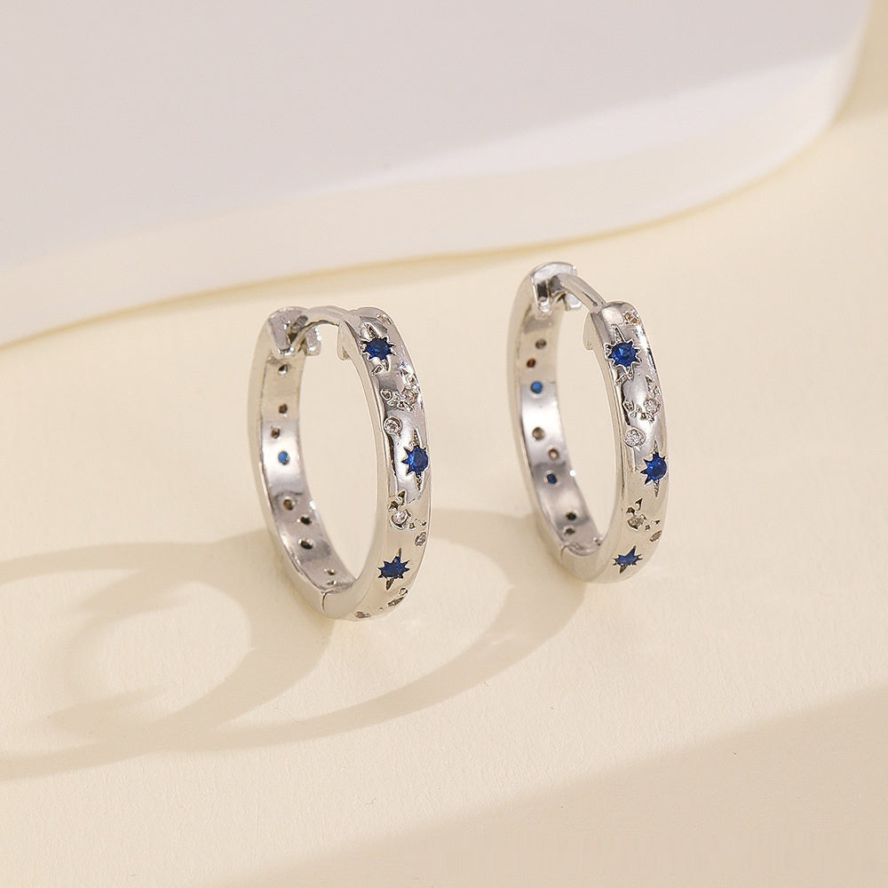 Moonbeam Hoop Earrings