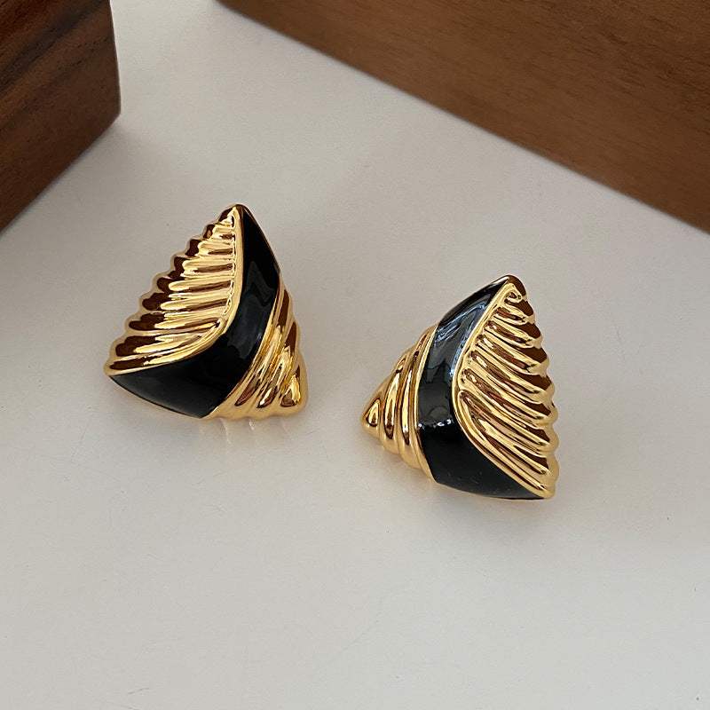Laurencio Triangle Earrings