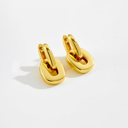 Two In One Buckle Hoops