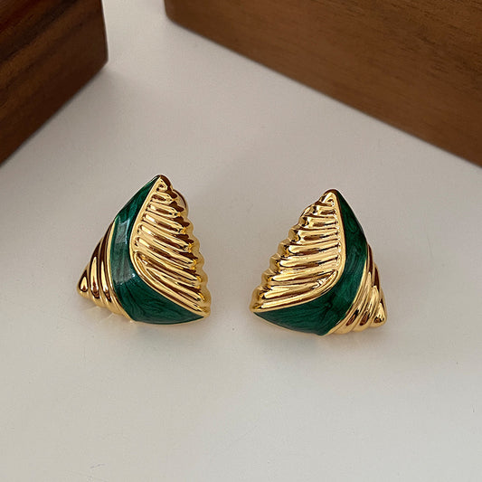 Laurencio Triangle Earrings